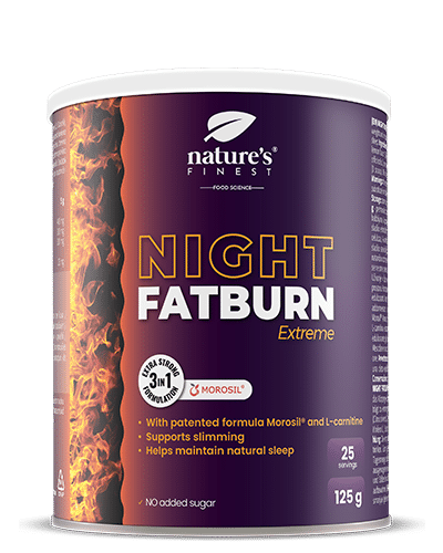 Night FatBurn Extreme , Nachtelijke Vetverbrander , Afvallen Tijdens Het Slapen , Verklein Je Taille , Morosil® Rode Sinaasappel Extract , 125g
