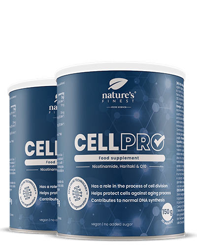Cell Pro 1+1 , Anti-aging Supplement , Drank Of Smoothie , Nicotinamide , Vitamine B3 , Zinkgluconaat , Haritaki-extract , 300g