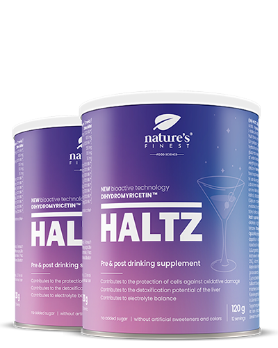 HALTZ PRO 1+1 , Voedingssupplement Voor En Na Het Drinken Met Dihydromyricetine (DHM) , Vitamine C , Magnesium , B-complex , 240g