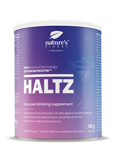 HALTZ PRO Anti Kater , Supplement Voor En Na Het Drinken Met Dihydromyricetine (DHM) , Vitamine C , Magnesium , B-complex , 120g