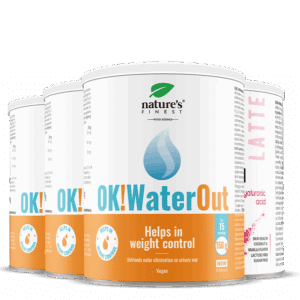 3x OK!WaterOut + PINK LATTE Collageen pakket