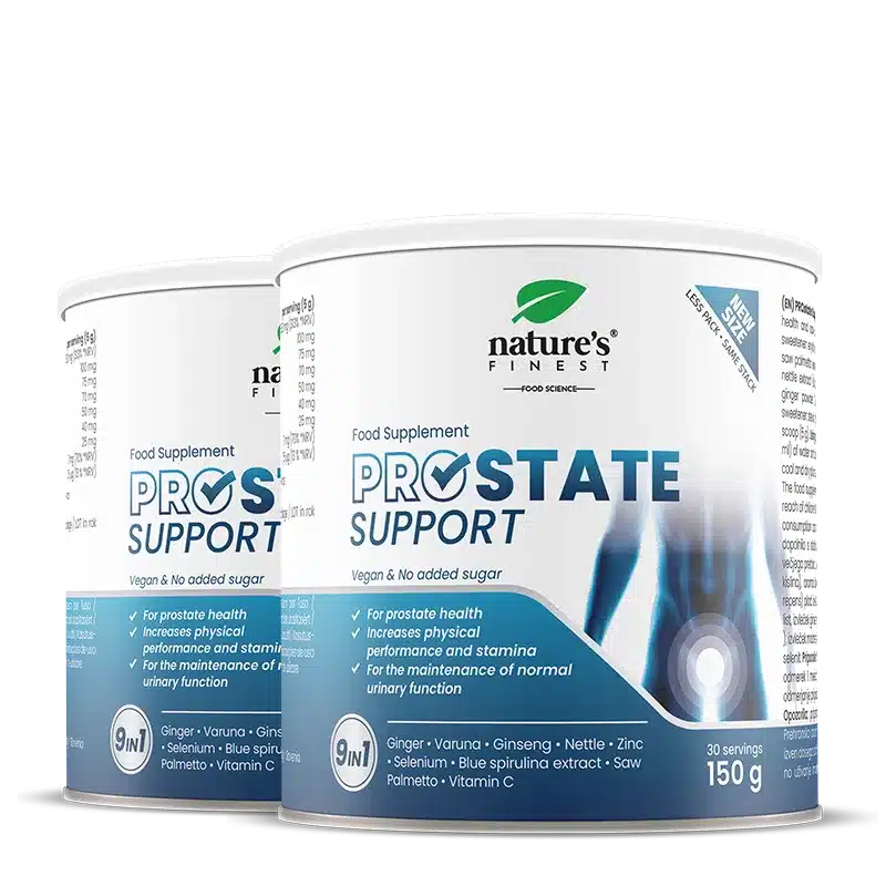 Nature’s Finest Prostate Support | supplement voor mannen voor prostaat + urinewegen | saw palmetto, ginseng, brandnetel + vitamine C voor vitaliteit