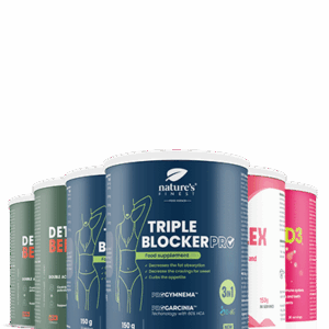 2x Detox Belly Burn + 2x Triple Blocker PRO + B-Kompleks + Vitamin D3 + Vitamin C pakket