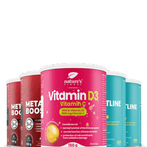 2x Waistline Pro + 2x Metabolism Booster Extreme + Vitamin D3 + Vitamin C pakket
