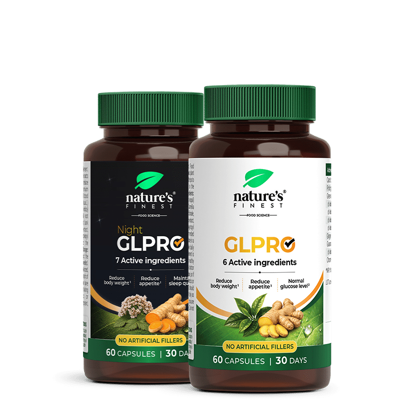 Nature's Finest GLPRO Day & Night Bundle | 24-uurs gewichtsbeheersing systeem | overdag eetlustondersteuning + nacht slaapformule